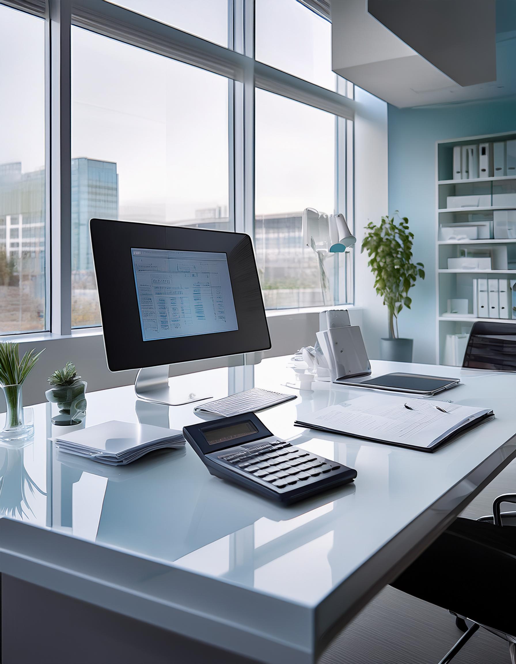 Steuerberatung und Planung in einem modernen Büroumfeld