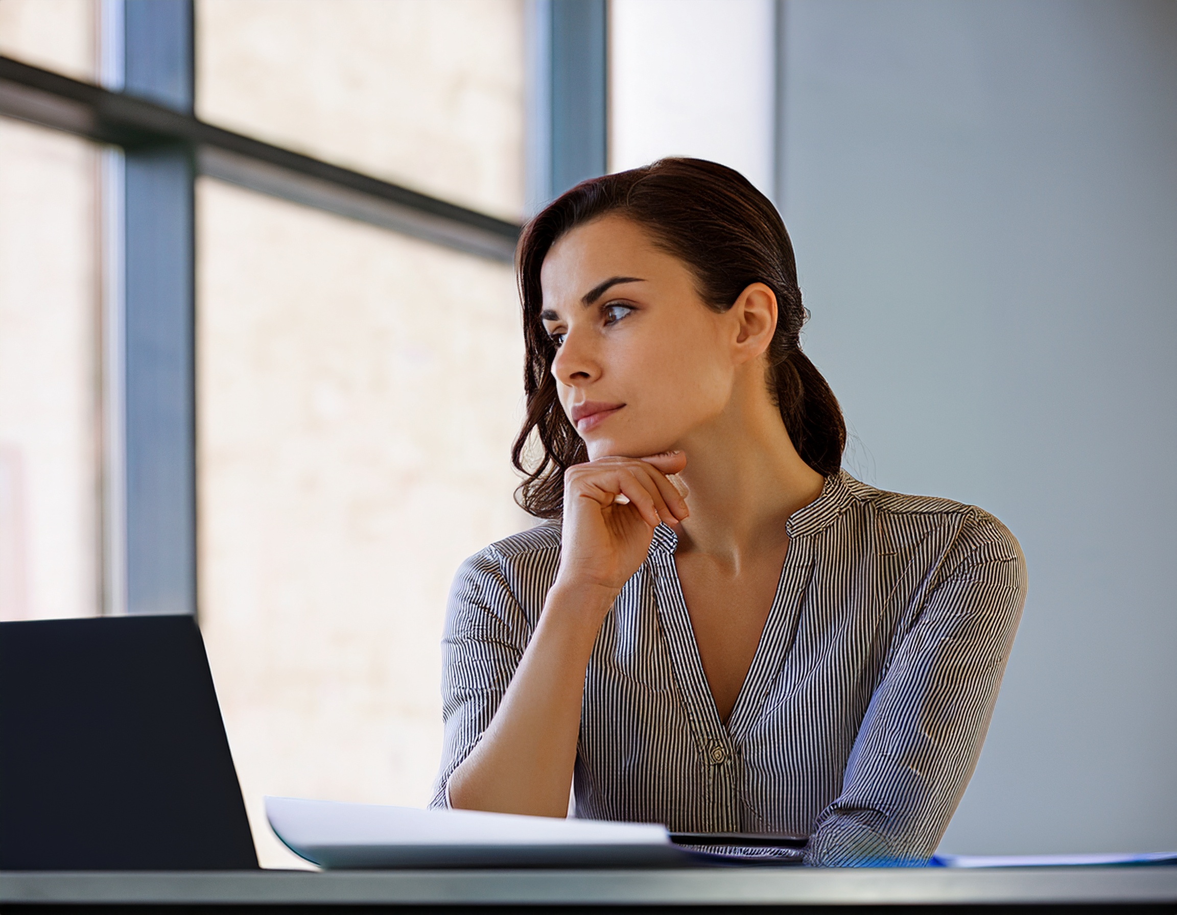 Frau in Business-Kleidung